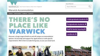 
                            5. Accommodation - University of Warwick