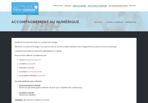 
                            9. Accompagnement au numérique | Maison Commune