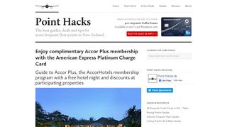 
                            13. Accor Plus hotel guide - Get free hotel night & discounts - Point Hacks