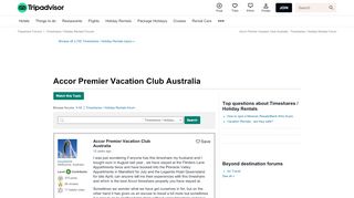 
                            12. Accor Premier Vacation Club Australia - Timeshares / Holiday ...