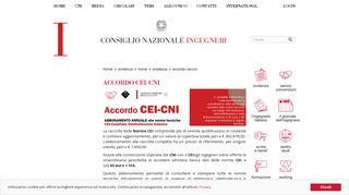 
                            11. Accordo CEI-CNI - Consiglio Nazionale Ingegneri