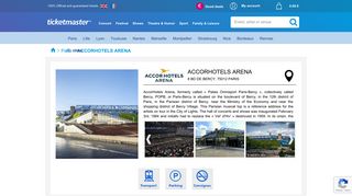 
                            8. Accorhotels Arena, Paris | Events et Tickets | Ticketmaster