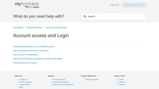 
                            5. Account access and Login – myfrontdesk - Cloudbeds