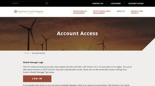 
                            13. Account Access | Commerce Trust Company