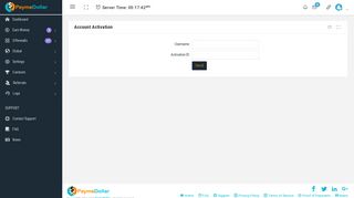 
                            3. Account Activation - PaymeDollar - A Global Online ...