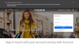 
                            4. Account Alerts | Personal Banking | Chase.com