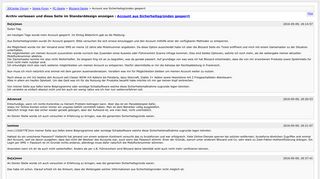 
                            7. Account aus Sicherheitsgründen gesperrt [Archiv] - 3DCenter Forum