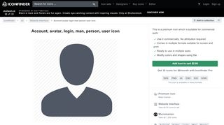 
                            3. Account, avatar, login, man, person, user icon