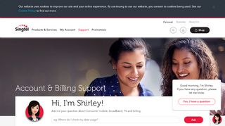 
                            3. Account & Billing - Singtel