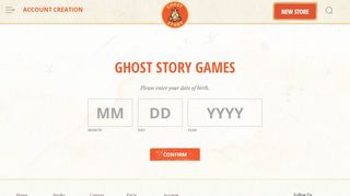 
                            6. Account Creation | Ghost Story Games