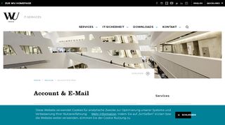 
                            2. Account & E-Mail - Services - WU Wien