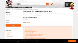 
                            10. Account - frequently asked questions - Cmsnl.com