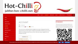 
                            8. Account | jabber.hot-chilli.net