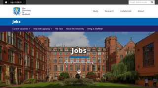 
                            5. Account - Jobs - The University of Sheffield