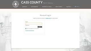 
                            9. Account Log In | Cass County, ND