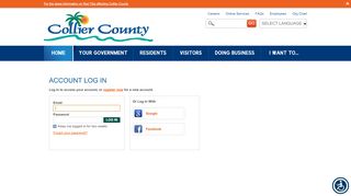 
                            7. Account Log In | Collier County, FL