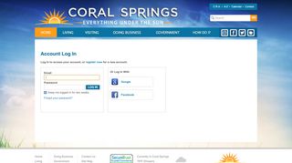 
                            12. Account Log In | Coral Springs, FL