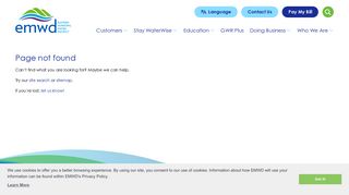 
                            1. Account Log In | Eastern Municipal Water District