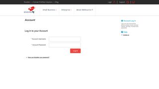 
                            6. Account Log In - Melbourne IT