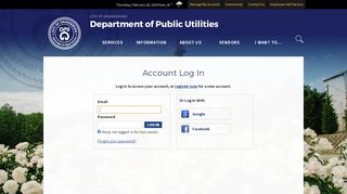 
                            5. Account Log In | Orangeburg Department of Public Utilities