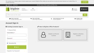 
                            5. Account Login - About Big Box Office Products