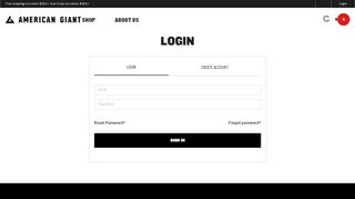 
                            11. Account Login | American Giant