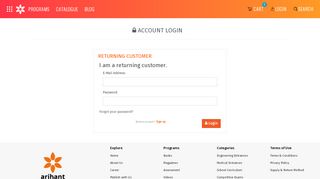 
                            6. Account Login - Arihant