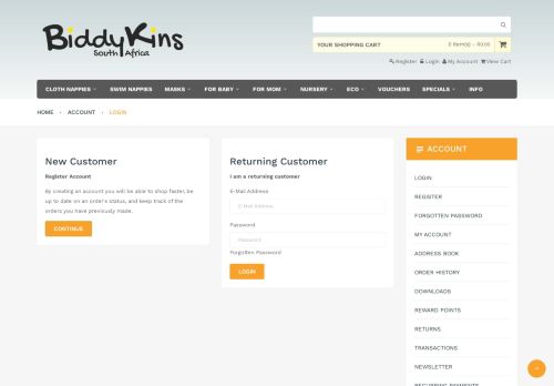 
                            11. Account Login - BiddyKins