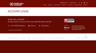 
                            9. Account Login - Burnt Mill Academy