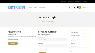 
                            7. Account Login - Buyergoin Store