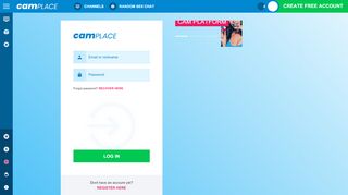 
                            2. Account login - Cam Place