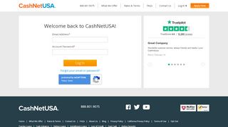 
                            11. Account Login | CashNetUSA