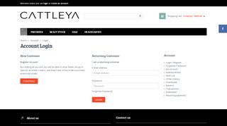 
                            3. Account Login - Cattleya