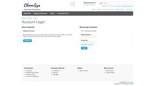 
                            1. Account Login - ChamSys