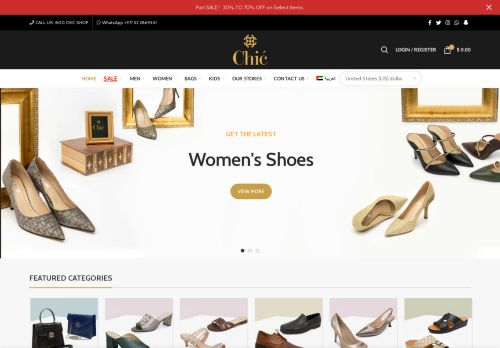 
                            6. Account Login - Chic Shoes