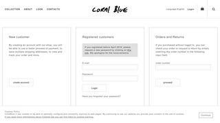 
                            4. Account login - Coral - Coral Blue