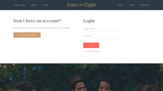 
                            11. Account Login - Date With Eight