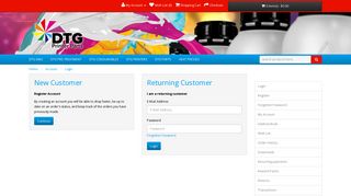 
                            9. Account Login - DTG Printer Parts