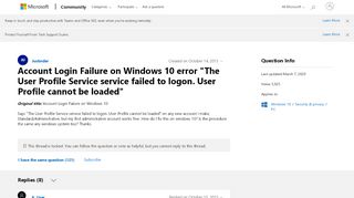 
                            9. Account Login Failure on Windows 10 error 