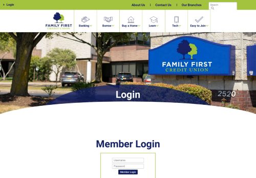 
                            1. Account Login - Family First Credit Union