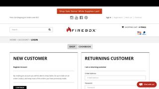 
                            2. Account Login - Firebox Stove