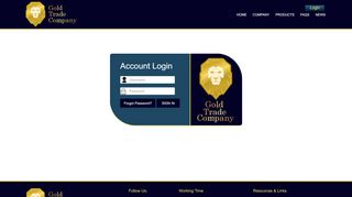 
                            2. Account Login - Gold Trade Company