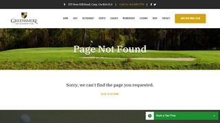 
                            13. Account Login | Greensmere Golf & Country Club - Carp, ON