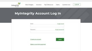 
                            9. Account Login | Integrity Insurance