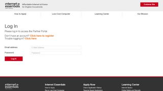 
                            13. Account Login - Internet Essentials - Partner Portal
