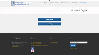 
                            2. Account Login - Language & Friendship, Inc.