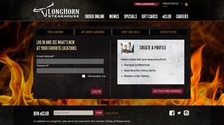 
                            3. Account Login | LongHorn Steakhouse