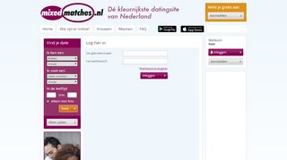 
                            1. Account | Login | MixedMatches.nl | DatingSite voor blank en gekleurd ...