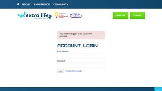 
                            1. Account Login - Play Games. Heal Kids. | Extra Life