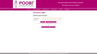 
                            5. Account Login - POOBI